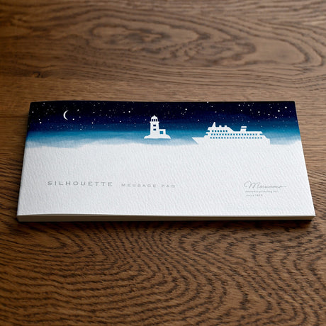 Ippisho Silhouette Message Pad / Marumo Printing - bungu