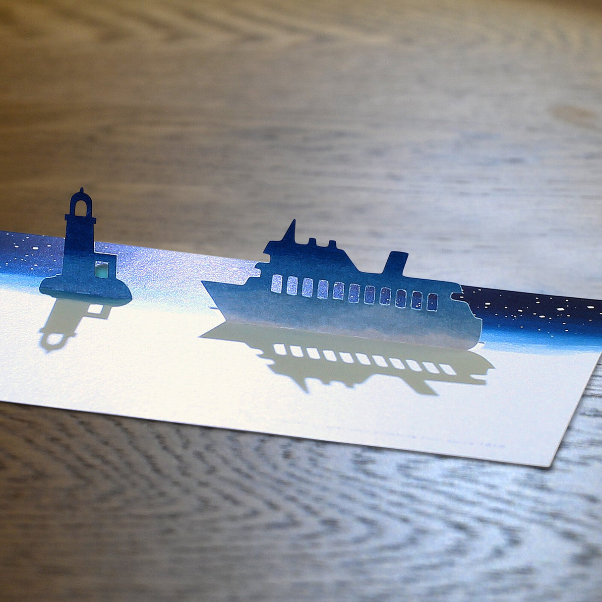 Ippisho Silhouette Message Pad / Marumo Printing - bungu