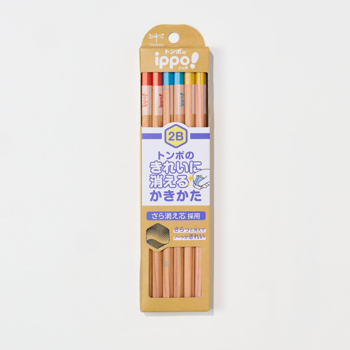 ippo! Clearly Erasable Writing Wooden Pencil / Tombow - bungu