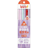 ippo! Triangular Writing Wooden Pencil 2B for Lower Elementary / Tombow - bungu