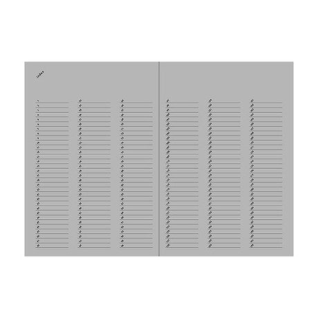 isshoni Number Notebook Blank / DAIGO - bungu