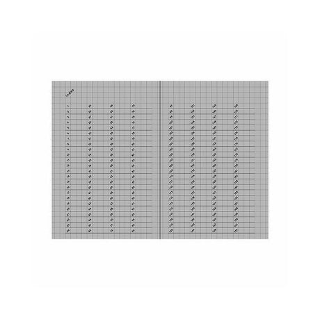 isshoni Number Notebook Grid / DAIGO - bungu