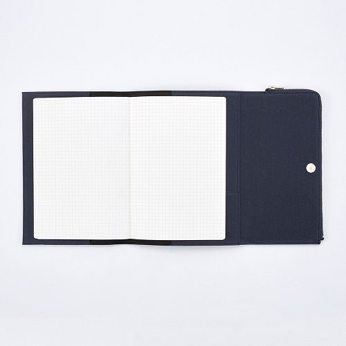 isshoni. Pen Case Attached Notebook Cover Canvas B6 / DAIGO - bungu