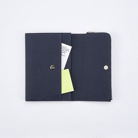 isshoni. Pen Case Attached Notebook Cover Canvas B6 / DAIGO - bungu