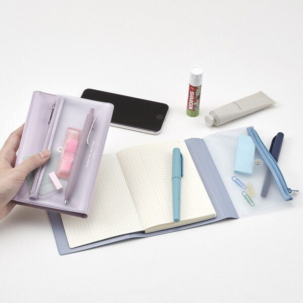 isshoni. Pen Case Notebook Cover / DAIGO - bungu