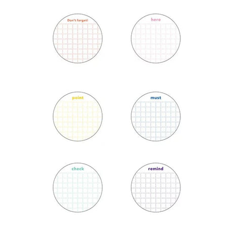 isshoni Round To - Do Sticky Notes / DAIGO - bungu