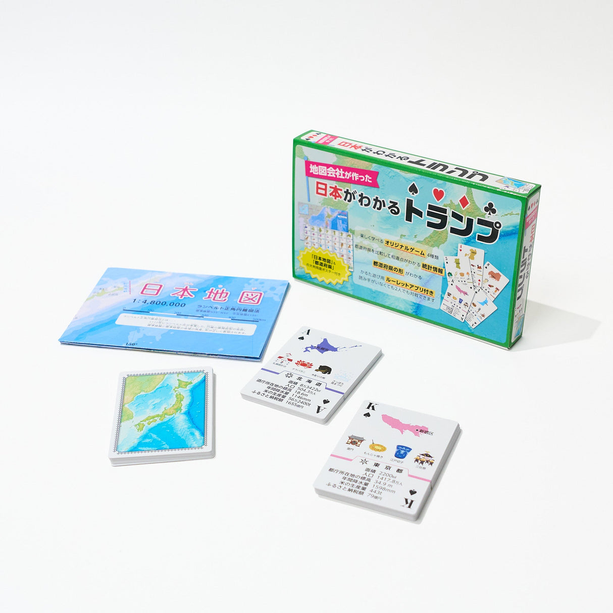 Japan Learning Playing Cards / Tokyo Cartographic - bungu