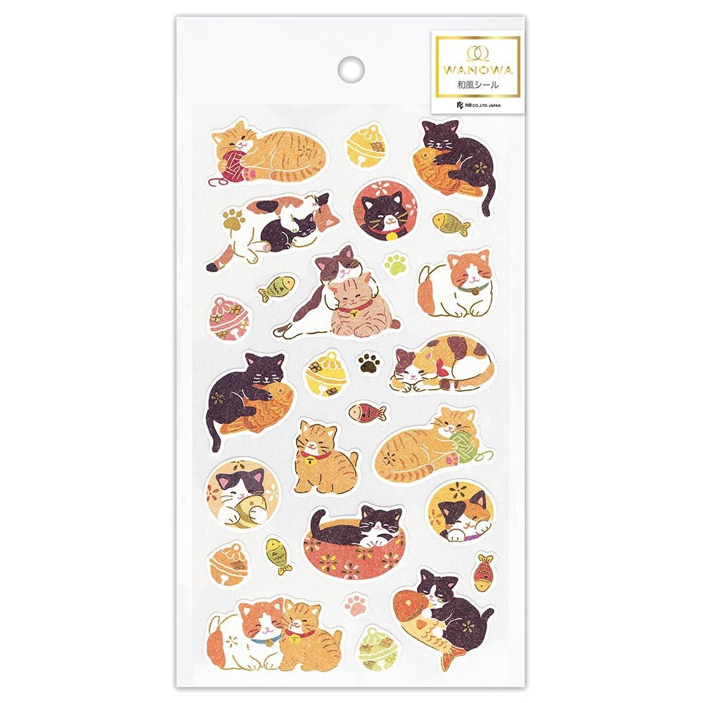 Japanese Style Stickers Animals / NB - bungu