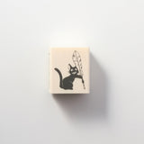 Jiji and Fountain Pen Rubber Stamps Kiki's Delivery Service Studio Ghibli / BEVERLY - bungu