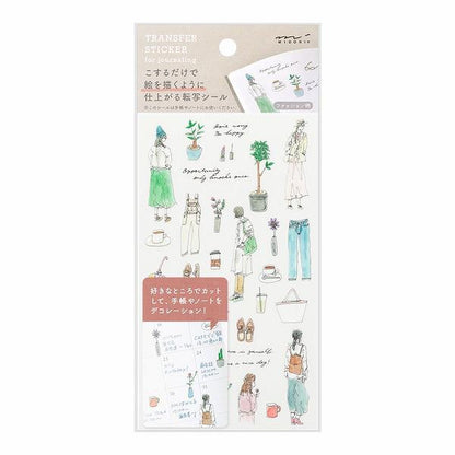 Journaling Transfer Stickers / Midori DESIGNPHIL - bungu