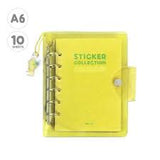 Notebook-Style Sticker Book A6 Cafe a la Mode / BGM