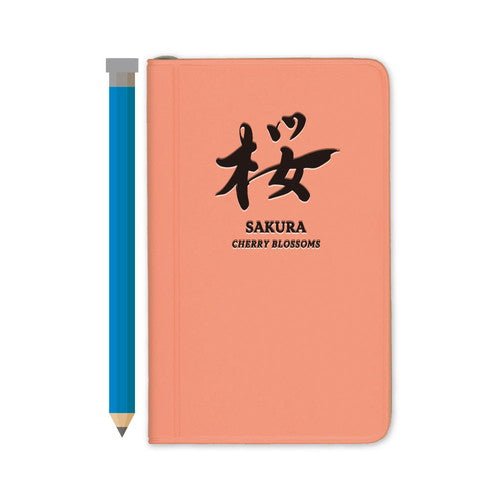 Kanji Design Notebook Memo Mini with Pencil / DAIGO - bungu