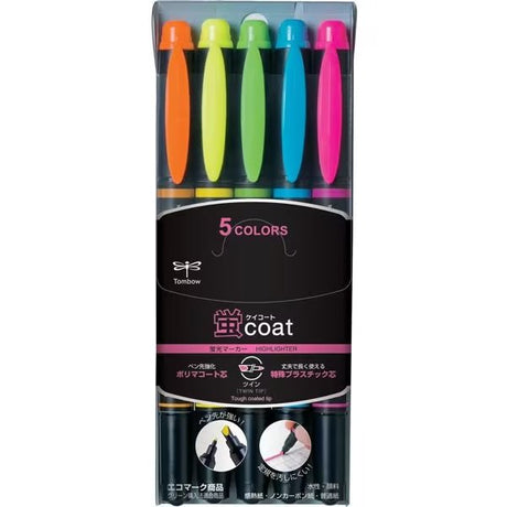 Kei Coat Dual Tip Highlighter Set / Tombow - bungu