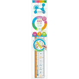 Nano Pita Kids Straight Ruler 15cm / Sonic