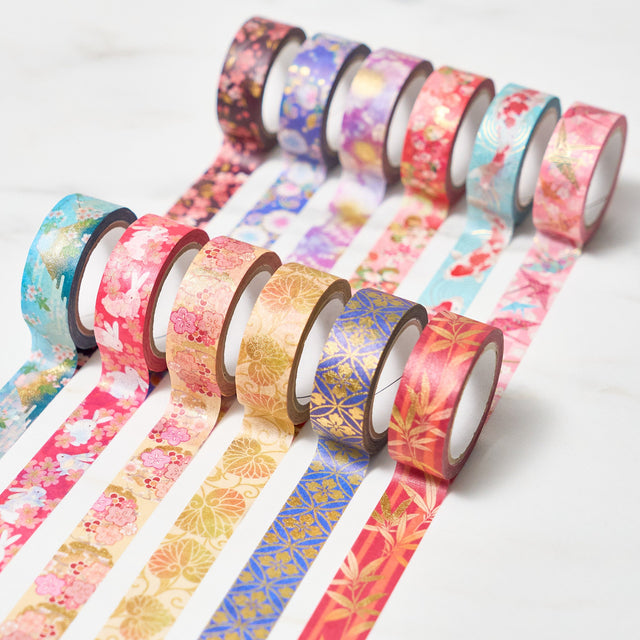 Kimono Beauty Series 1 Foil Masking Tape / SAIEN - bungu