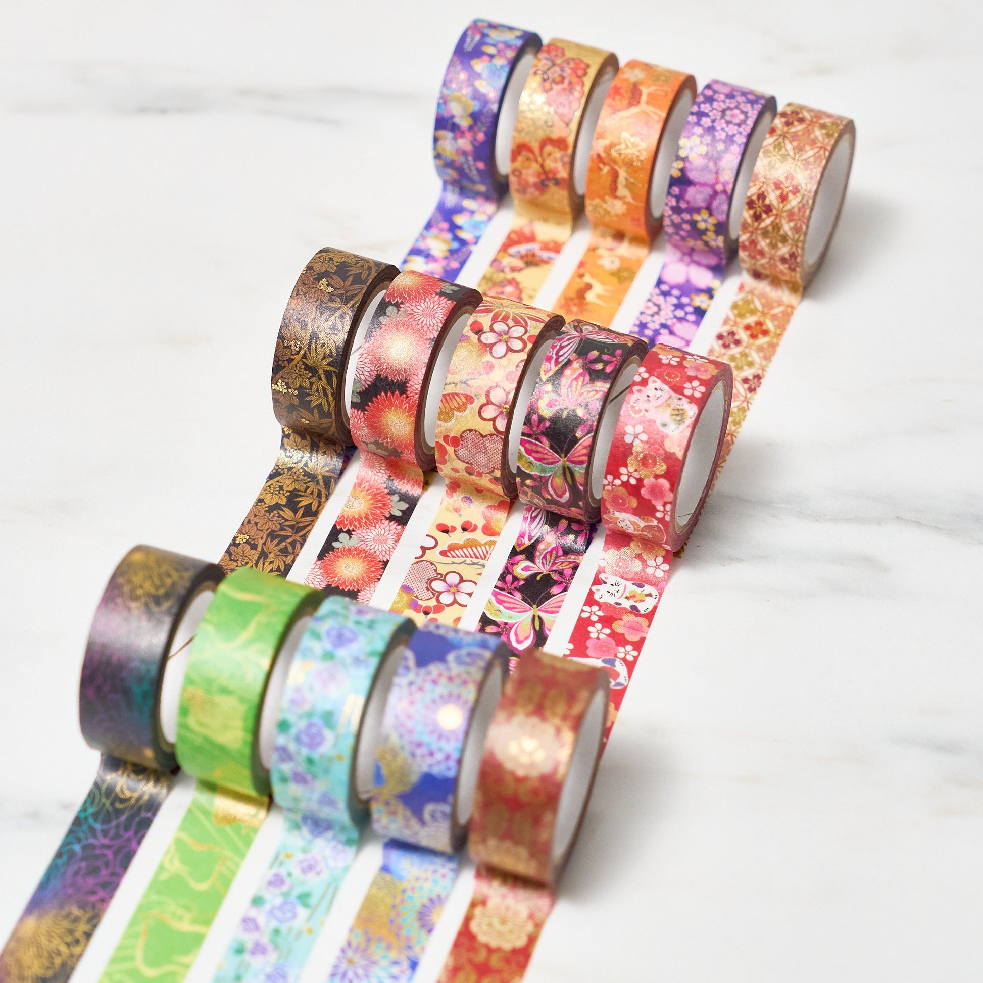 Kimono Beauty Series 3 Foil Masking Tape / SAIEN - bungu