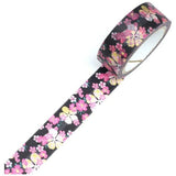 Kimono Beauty Striped Nadeshiko Foil Masking Tape / Kamiiso - bungu