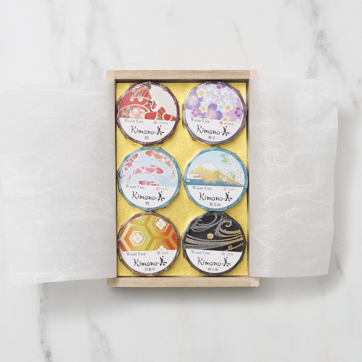 Kimono Foil Masking Tape Premium Box Set / Kamiiso - bungu