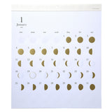 Michiru Moon Phase Wall Calendar 2027 / Replug
