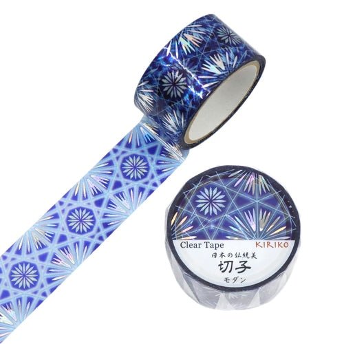 Kiriko Clear Holographic Masking Tape / SAIEN - bungu