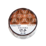 Kiriko Clear Holographic Masking Tape / SAIEN - bungu