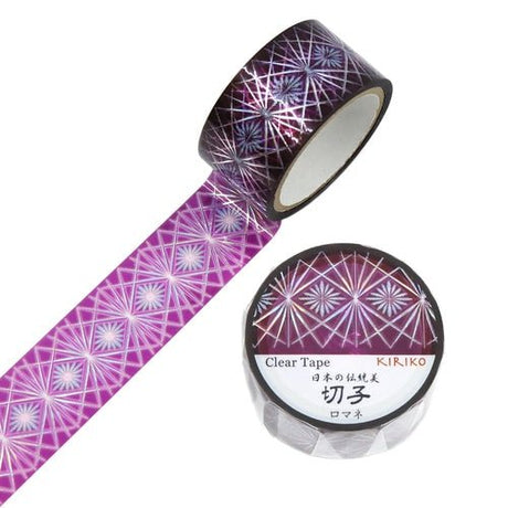 Kiriko Clear Holographic Masking Tape / SAIEN - bungu