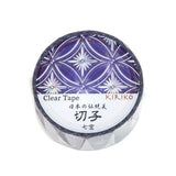 Kiriko Clear Holographic Masking Tape / SAIEN - bungu