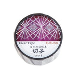 Kiriko Clear Holographic Masking Tape / SAIEN - bungu