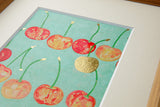 [Limited] Art Touch Yuko Kurihara A4 Art Poster with Teak Frame / TOUCH & FLOW