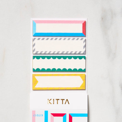 KITTA Basic 1/6 Masking Tape Stickers / KING JIM - bungu