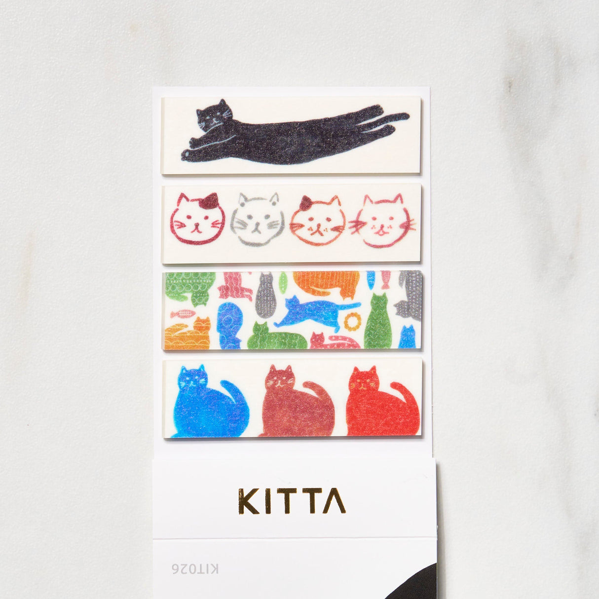 KITTA Basic 2/6 Masking Tape Stickers / KING JIM - bungu