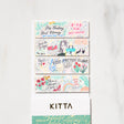 KITTA Basic 5/6 Masking Tape Stickers / KING JIM - bungu