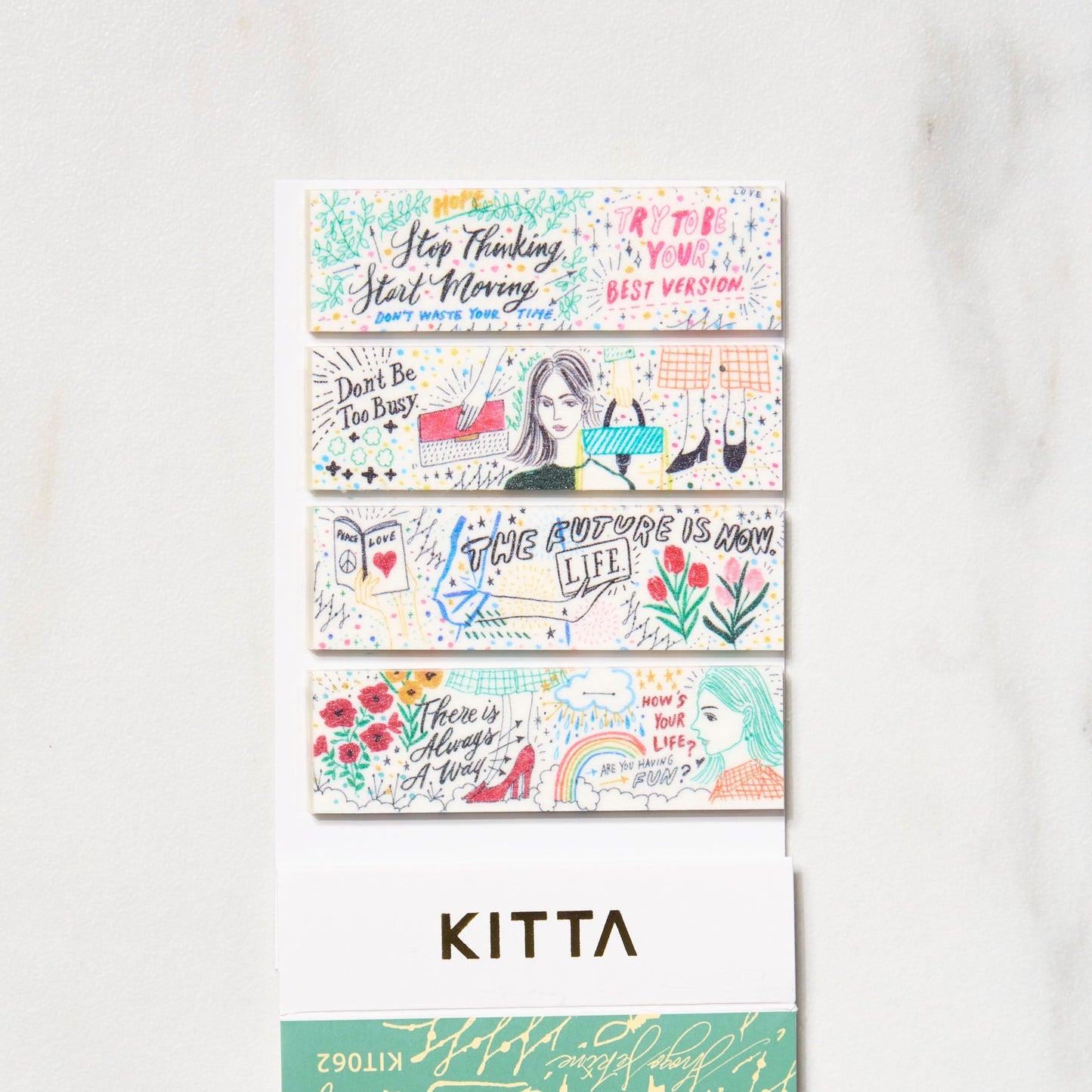 KITTA Basic 5/6 Masking Tape Stickers / KING JIM - bungu