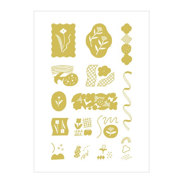 KITTA Transfer Stickers / KING JIM - bungu