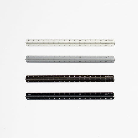 Kiwami LR All-Aluminum 3-Face Ruler / KYOEI PLASTIC - bungu