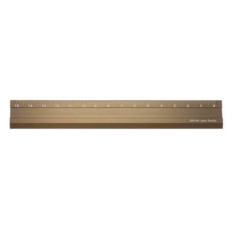 Kiwami LR Ambidextrous Aluminum Ruler 15cm / KYOEI PLASTIC - bungu