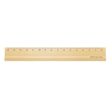 Kiwami LR Ambidextrous Aluminum Ruler 15cm / KYOEI PLASTIC - bungu