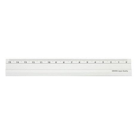 Kiwami LR Ambidextrous Aluminum Ruler 15cm / KYOEI PLASTIC - bungu