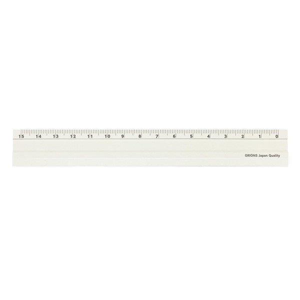 Kiwami LR Ambidextrous Aluminum Ruler 15cm / KYOEI PLASTIC - bungu