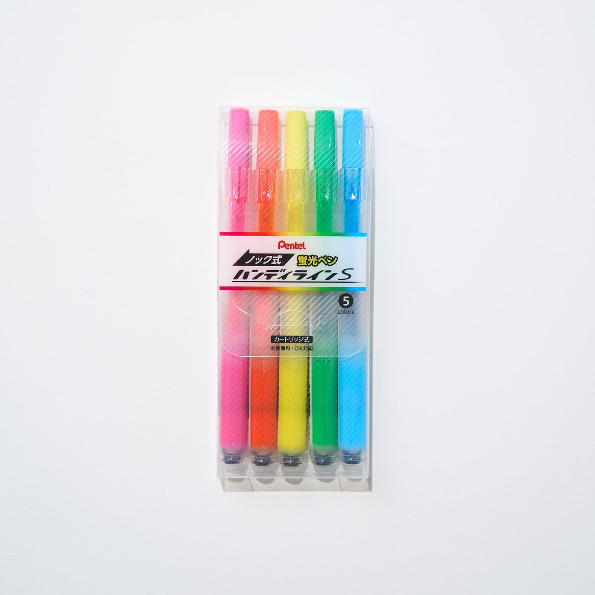 Knock Handyline S Highlighter Set / Pentel - bungu