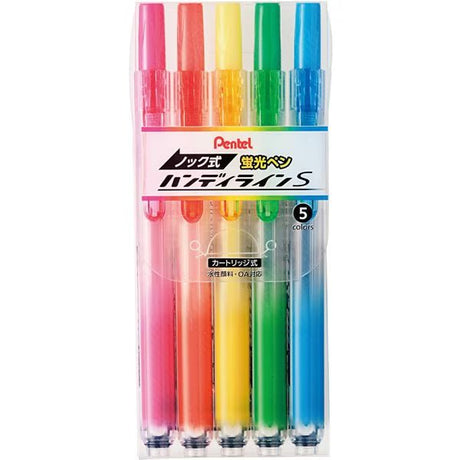 Knock Handyline S Highlighter Set / Pentel - bungu