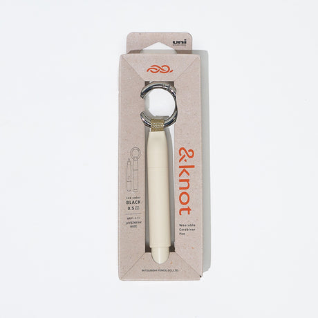 &knot Carabiner Ballpoint Pen Jetstream 0.5mm / uni Mitsubishi Pencil - bungu