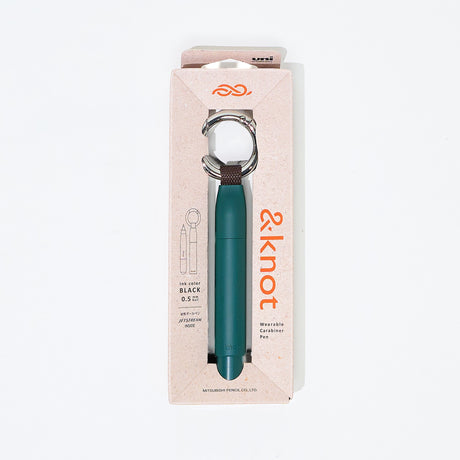 &knot Carabiner Ballpoint Pen Jetstream 0.5mm / uni Mitsubishi Pencil - bungu
