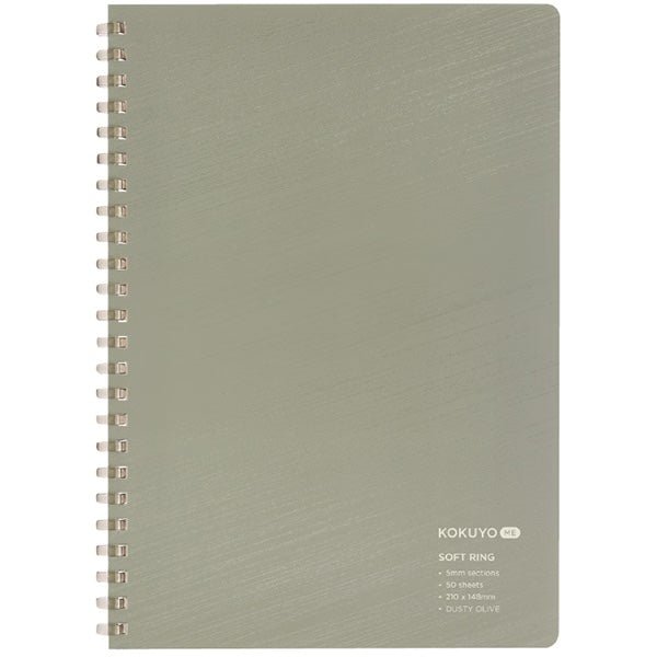 KOKUYO ME A5 Soft Ring Notebook Grid - Deep Nature / Kokuyo - bungu