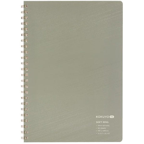 KOKUYO ME A5 Soft Ring Notebook Grid - Deep Nature / Kokuyo - bungu