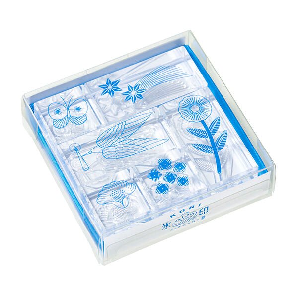Kori Jirushi Ice Cube Stamp 6 - Piece Set / KING JIM - bungu