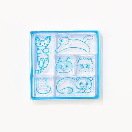 Kori Jirushi Ice Cube Stamp 6 - Piece Set / KING JIM - bungu