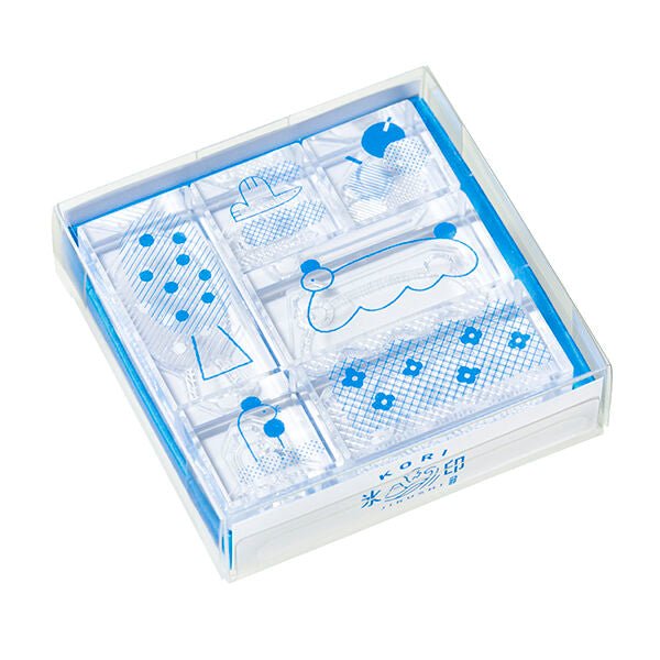 Kori Jirushi Ice Cube Stamp 6 - Piece Set / KING JIM - bungu