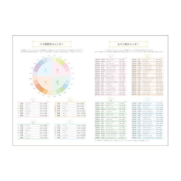 Koyomi Seikatsu Notebook 2026 A5 Weekly / Shin Nihon Calendar - bungu