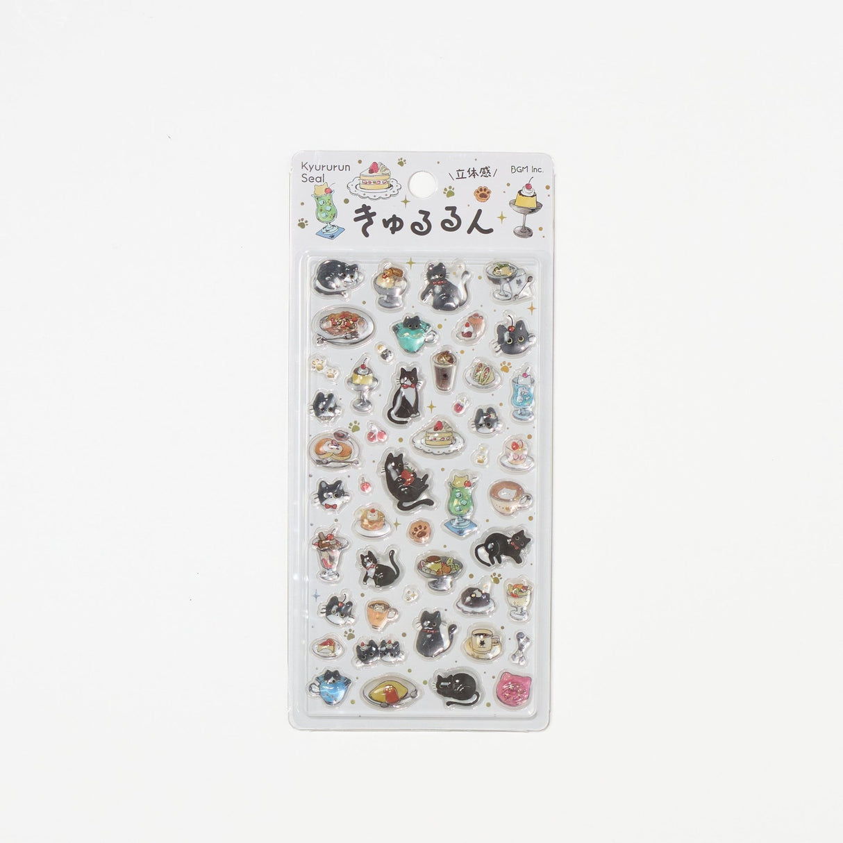 Kyururun 3D Stickers Vol. 2 / BGM - bungu